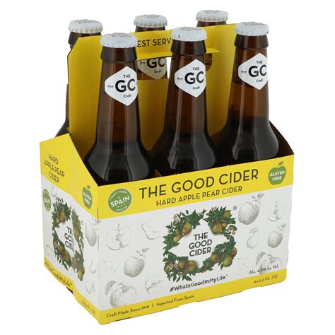 The Good Cider Hard Apple Pear Cider 11 2 Oz Bottles Shop Hard Cider