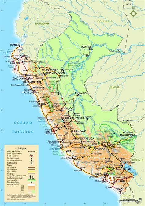 Peru Maps Printable Maps Of Peru For Download