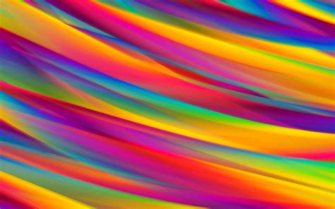 Líneas De Papel Tapiz Multicolor Arco Iris Rayas Hd Widescreen