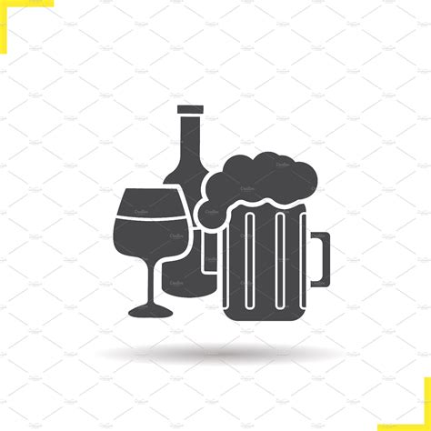 Alcohol Icon Vector Icon Glyph Icon Alcohol