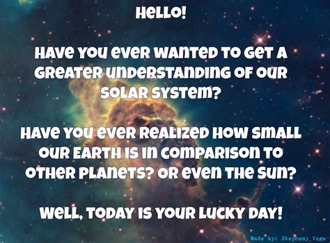 The Solar System Create Webquest