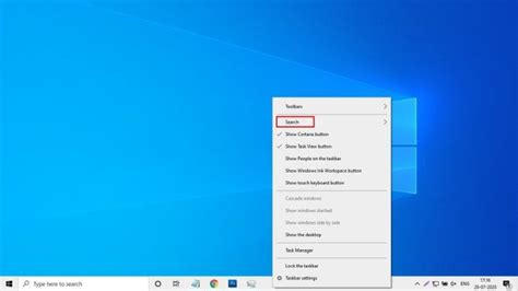How To Remove The Search Bar From Taskbar On Windows