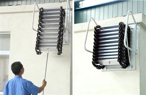Looking for a good deal on folding ladder wall? Wall Mounted Folding Ladder Loft Stairs Attic for Folding ...