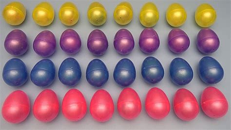 Learn Colours With A Huge Collection Of Surprise Eggs Youtube