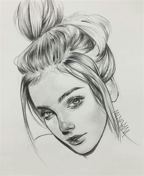 Outline Art Draw Drawing Girl Drawing Sketches Face Sketch
