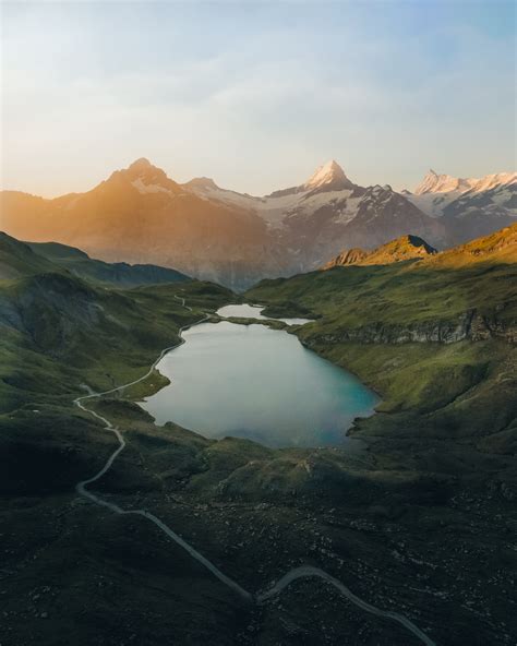 Sunrise In Switzerland 来自 Cuno De Bruin 天空之城 Drone Photos Aerial