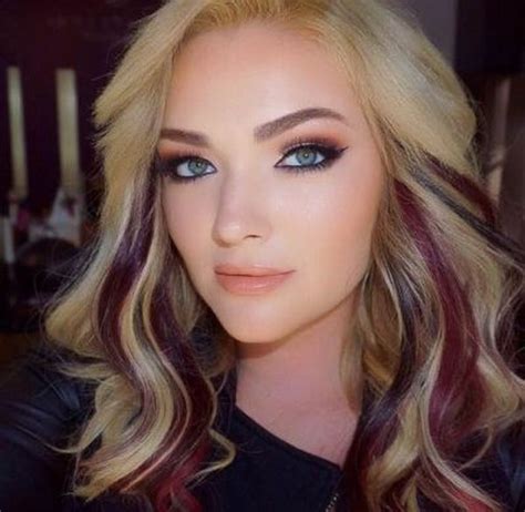Black hair with blonde highlights. 25 Hottest Blonde Hairstyles with Red Highlights 2017