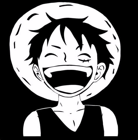 One Piece -- Luffy Straw Hat Pirate Anime Decal Sticker – KyokoVinyl
