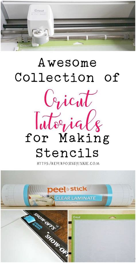 Awesome Collection Of Cricut Tutorials On Making Stencils