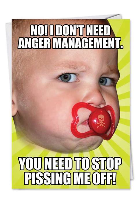 Anger Management Redrocket All Occasions Greeting Card Nobleworks