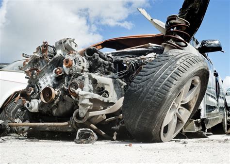 Crashed Car Stock Image Image Of Safety Accident Automobile 30204195