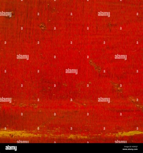 Full Frame Red Patina Texture With Grooved Yellow Edge Stock Photo Alamy