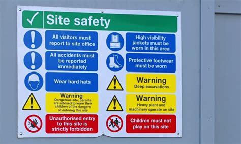 Construction Safety Signs Safety Posters Safety Signs And Symbols