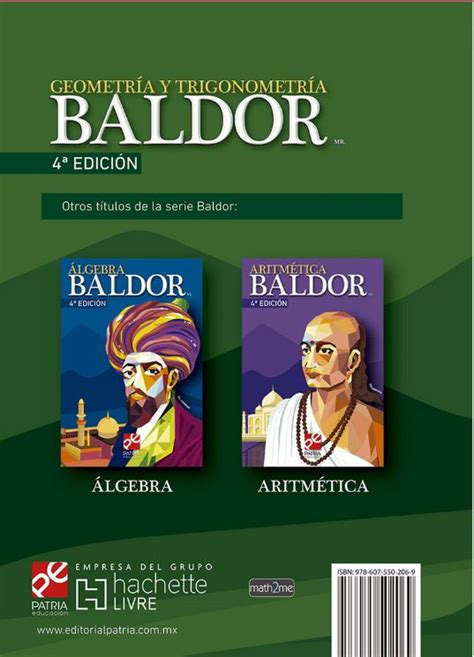 Geometría Y Trigonometría Baldor 4 Ed Pd Baldor Aurelio Libro