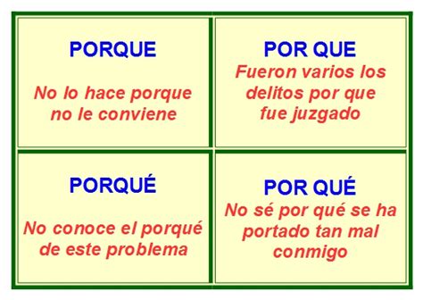 Biblioteca Pública de Gines: PORQUE, POR QUE, PORQUÉ, POR QUÉ