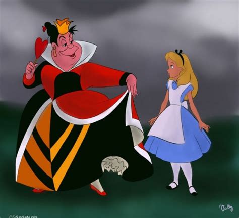 the queen of hearts and alice ~ alice in wonderland 1951 alice in wonderland cartoon alice in