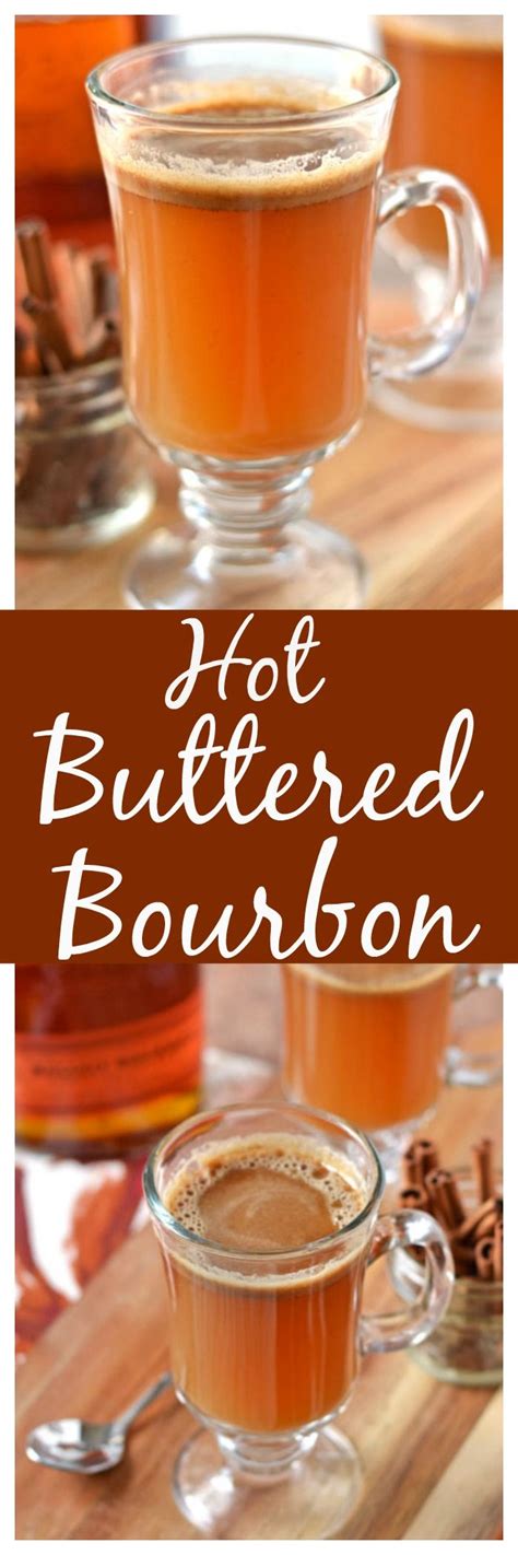 Why bourbon and whiskey cocktails? Hot Buttered Bourbon Cocktail | Winter cocktails recipes ...