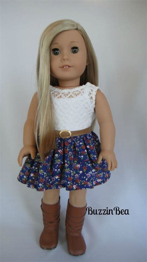 roses and ruffles dress american girl doll clothes by buzzinbea doll clothes american girl