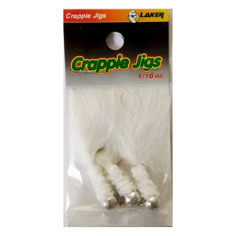 Closeout Eagle Claw Laker 116oz Marabou Crappie Jigs Northwoods