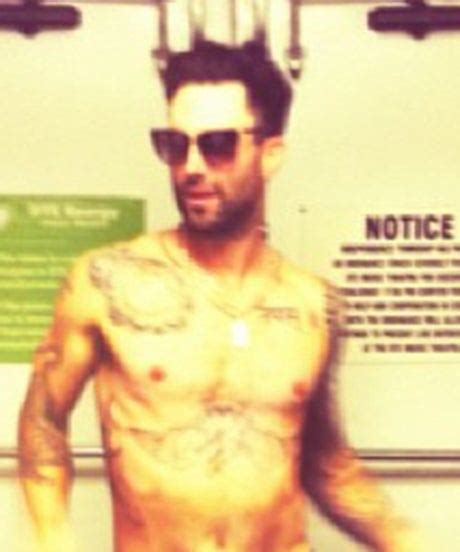 Adam Levine Naked Underwear Picture 2013