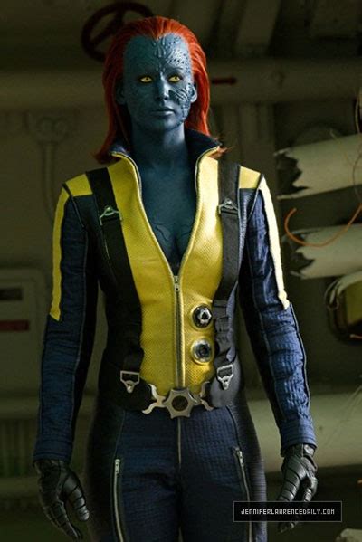 close ups of mystique in uniform and other new x men first class photos