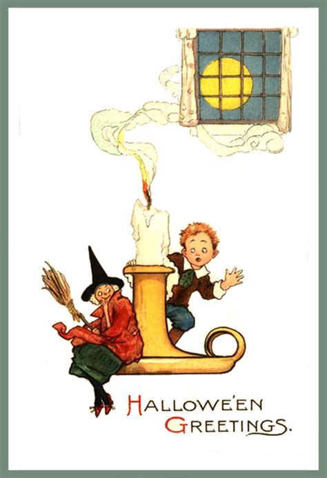 Vintage Halloween Postcards And Halloween Poems Free