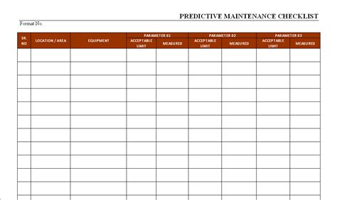 Excel Maintenance Form 2 Building Maintenance Schedule Templates Word