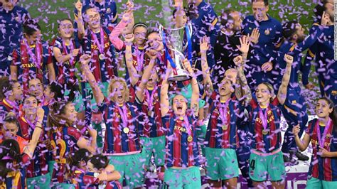 Barcelona Thrashes Chelsea To Win First Womens Champions League Cnn