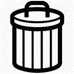 Icon Junk Bin Trash Basket Rubbish Icons