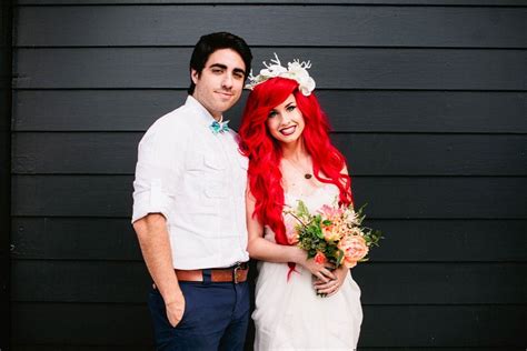 Couple Brings A Little Mermaid Themed Wedding To Life