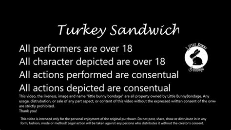 Turkey Sandwich Mukbang Bunnybondage Clips4sale