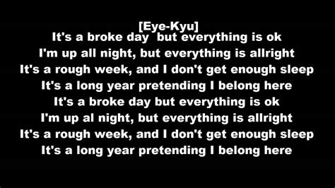 EminƎm Ft Eye Kyu Its Okay Lyrics Youtube