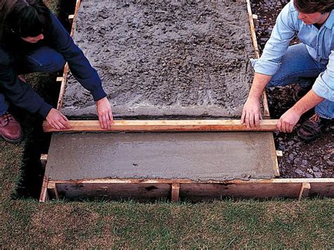 How To Lay A Concrete Pad Concrete Pad Concrete Patio Pouring