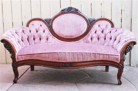 antique victorian fainting couch edwardian era settee late 1800s furniture sofa hand