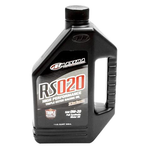 The only time i'd run a synthetic motor oil in the engine would be during the winter if i lived in an area where it was. Maxima Racing Oils® MAX39-14901S - RS020 SAE 0W-20 ...