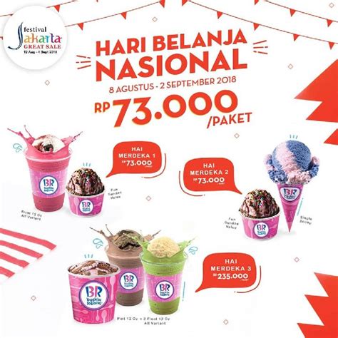 It was founded in 1945 by burt baskin and irv robbins in glendale, california. Diskon Hari Kemerdekaan, Jco dan Baskin Robbins Dijual ...