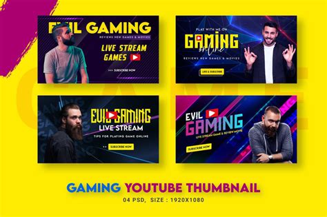 Gaming Youtube Thumbnail Template Free Download Behance Twitter Video Facebook Video Youtube