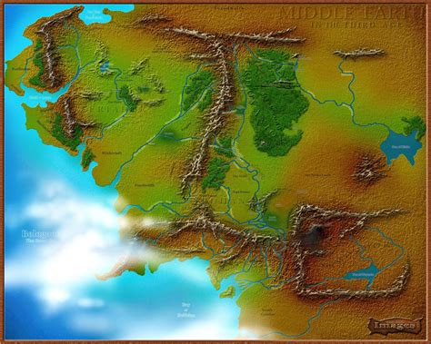 Map Of Middle Earth Wallpaper ·① Wallpapertag