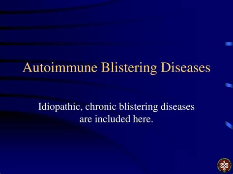 Ppt Autoimmune Blistering Diseases Powerpoint Presentation Free