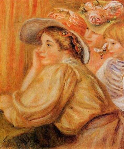 Coco And Two Servants — Pierre Auguste Renoir