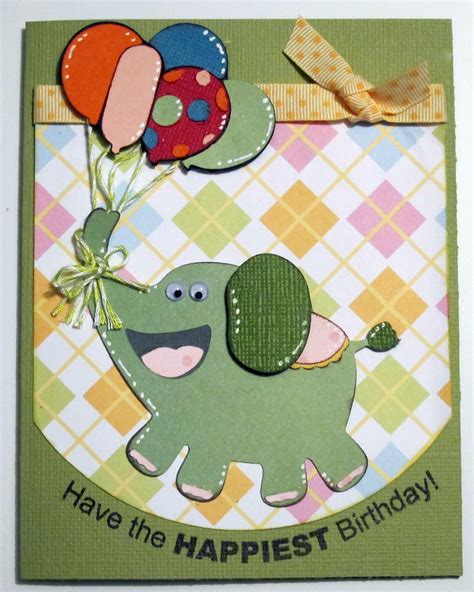 Bugbites Fantabulous Cricut Challenge 52 Happy Birthday Card