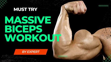 Complete Biceps Exercise For Massive Biceps Get Bigger Bicep Youtube