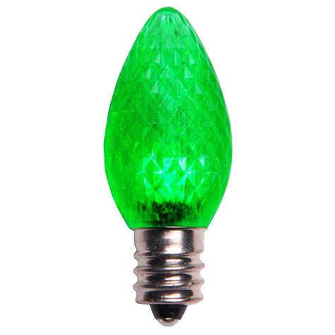 C7 Green Led Christmas Light Bulbs