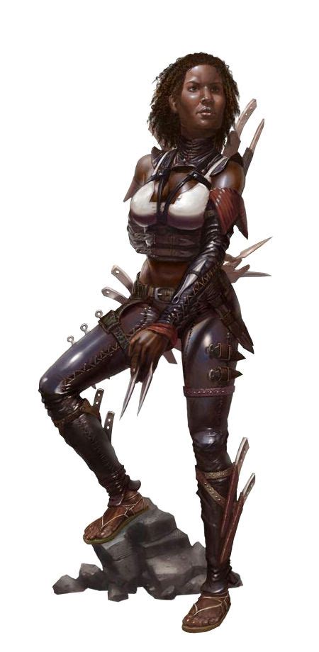 Female Human Rogue Pathfinder Pfrpg Dnd Dandd D20 Fantasy Character