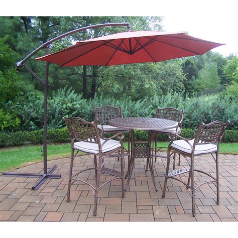 These bar plans are typical of many southwest outdoor bar designs. Oakland Living Elite Cast Aluminum 5 Piece Patio Bar Set ...