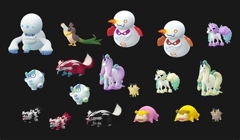 Galarian Pokémon Stats And Moves Added To Pokémon Go Pokémon Go Hub