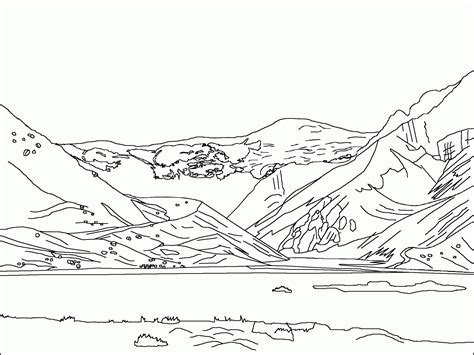 You and you little artist can bring this nature scene to life. Download Smoky Mountains coloring for free - Designlooter ...