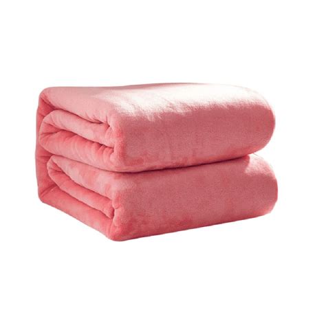 Puntoco Clearance Super Soft Warm Solid Warm Micro Plush Fleece Blanket