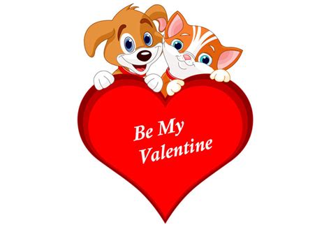 Happy Valentines Day Dog Cartoon Premium Vector Cartoon Cute