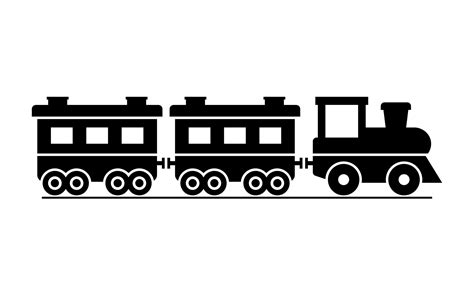 Locomotive Silhouette Vector Art Icons And Graphics For Free Download